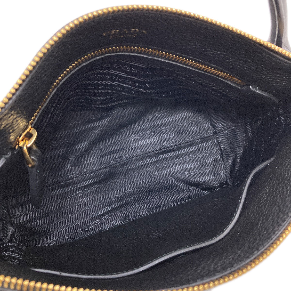 プラダ 1BA111 トライアングルロゴ 2WAY ハンドバッグ 中古 商品画像6