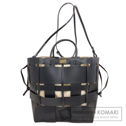 セレクトバッグ ザンケッティ ウーブン ショッパー 2WAY ハンドバッグ 中古 商品画像1