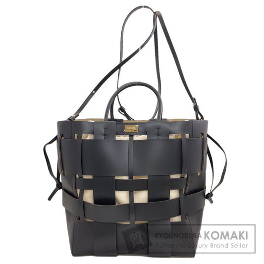 セレクトバッグ ザンケッティ ウーブン ショッパー 2WAY ハンドバッグ 中古 商品画像1