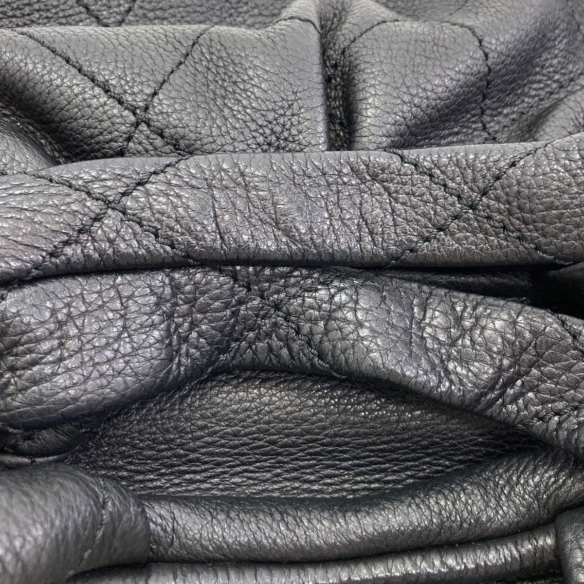 シャネル ル・マレ ボーラー ミニボストン キルティング シルバー金具 ボストンバッグ 中古 商品画像12