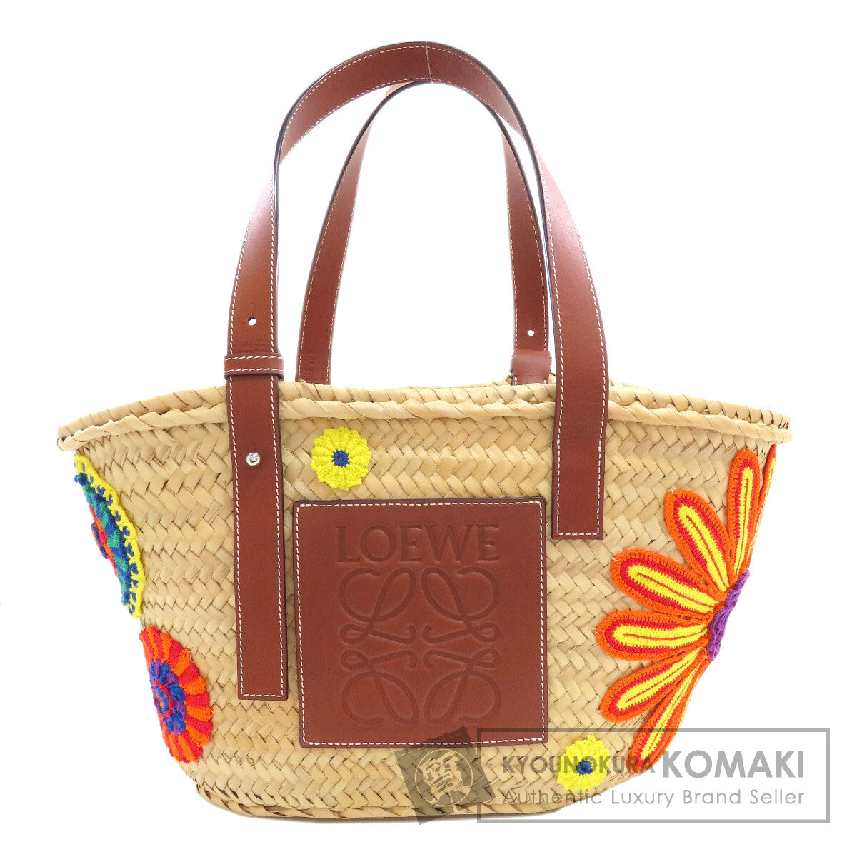 ロエベ フラワー バスケットバッグ トートバッグ 中古 商品画像1