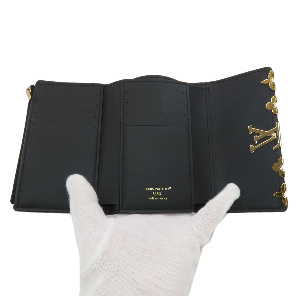 ルイヴィトン M82764 ポルトフォイユ･カプシーヌ コンパクト 二つ折り財布（小銭入れあり） 中古 商品画像5