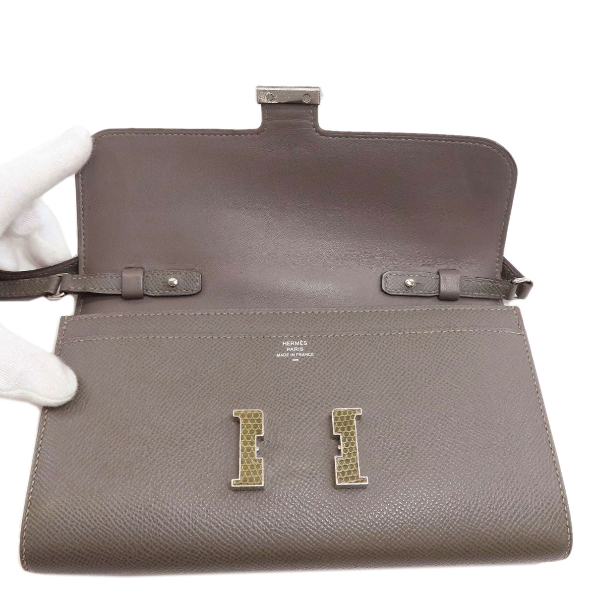 エルメス コンスタンスロング トゥー・ゴー タッチ シルバー金具 長財布（小銭入れあり） 中古 商品画像6