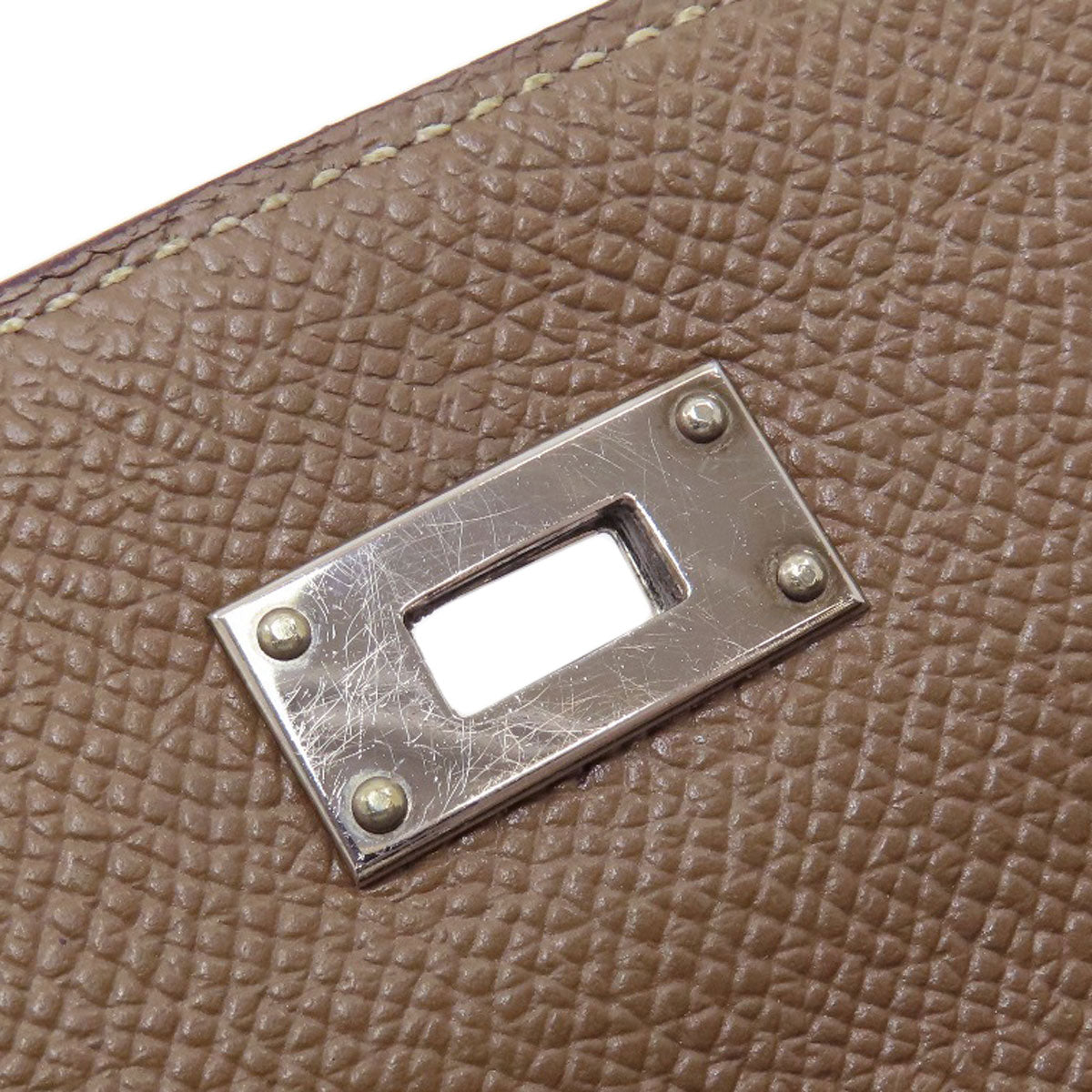エルメス ケリーウォレット ロング エトープ シルバー金具 長財布（小銭入れあり） 中古 商品画像16