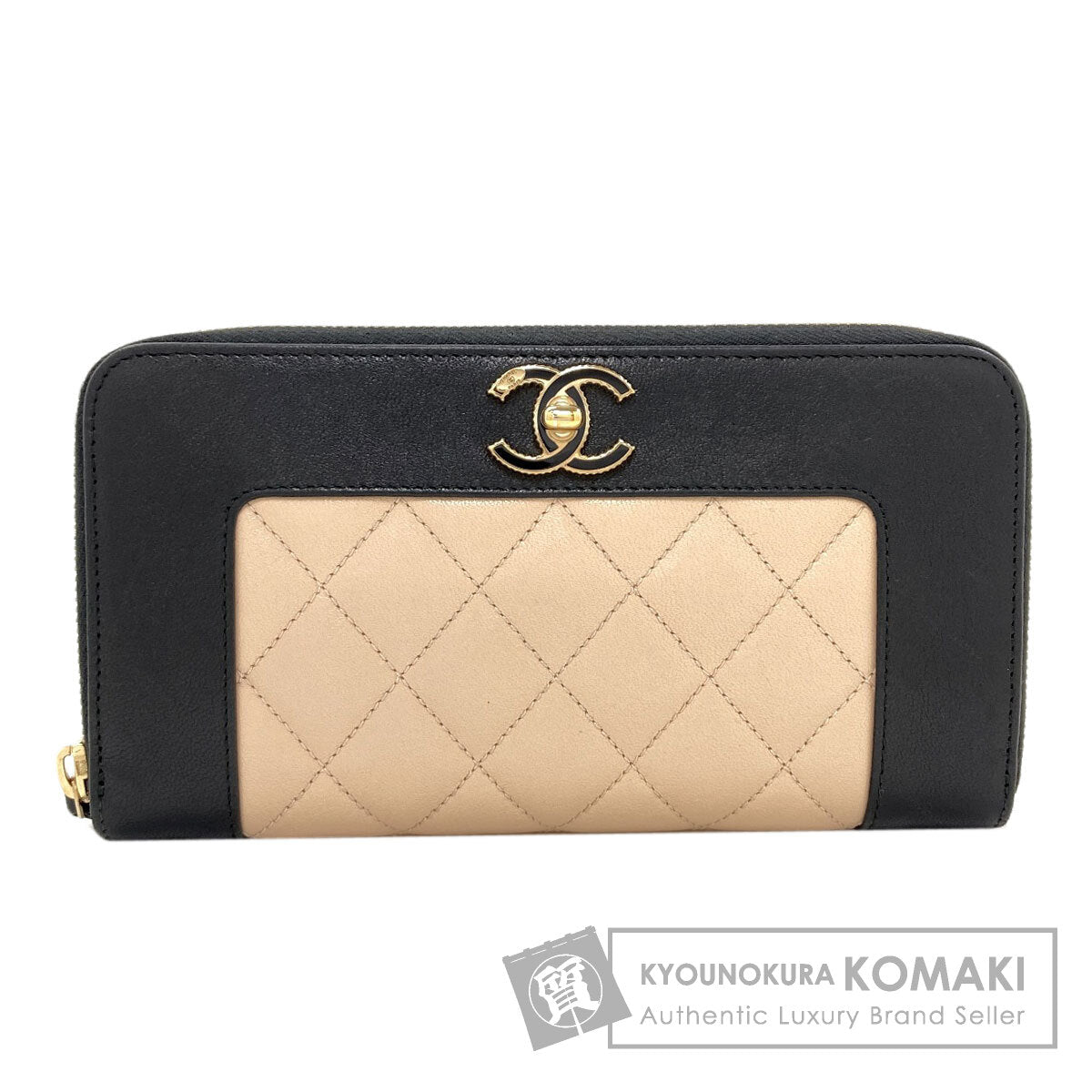 シャネル マドモアゼル ゴールド金具 長財布（小銭入れあり） 中古 商品画像1