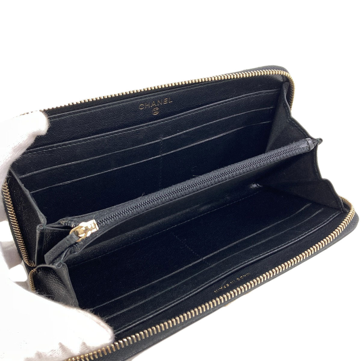 シャネル マドモアゼル ゴールド金具 長財布（小銭入れあり） 中古 商品画像5