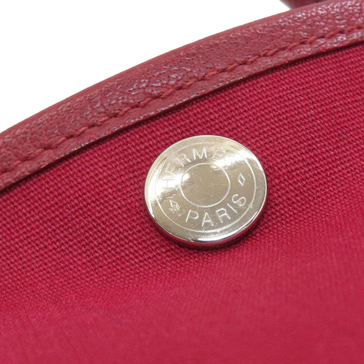 エルメス ガーデンパーティTPM シルバー金具 ハンドバッグ 中古 商品画像13