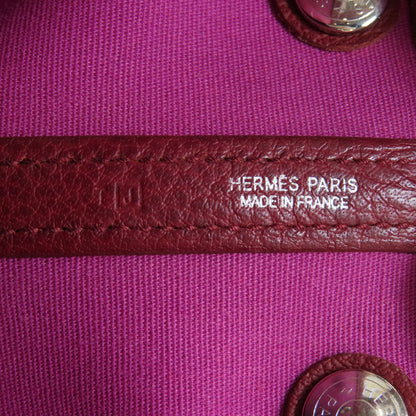 エルメス ガーデンパーティTPM シルバー金具 ハンドバッグ 中古 商品画像7