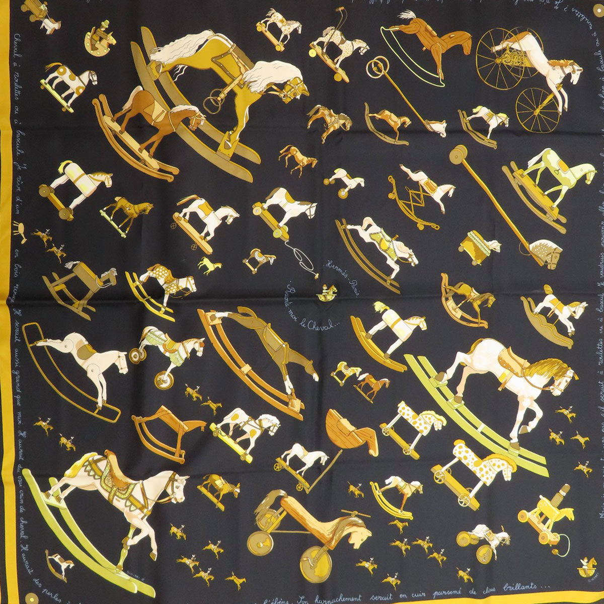 エルメス カレ90 お馬の話をして スカーフ 中古 商品画像4
