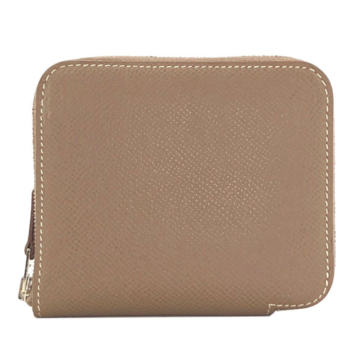エルメス アザップ シルクイン コンパクト エトープ シルバー金具 コインケース 中古 商品画像2