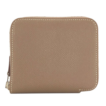 エルメス アザップ シルクイン コンパクト エトープ シルバー金具 コインケース 中古 商品画像2