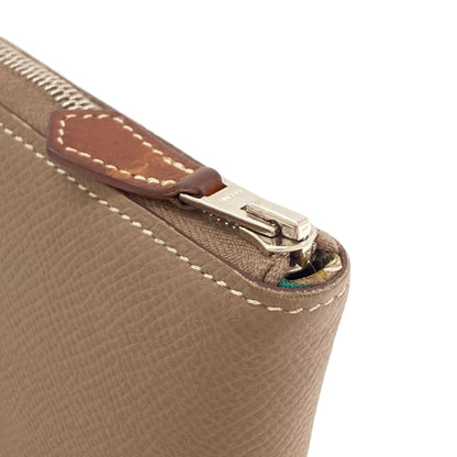 エルメス アザップ シルクイン コンパクト エトープ シルバー金具 コインケース 中古 商品画像14