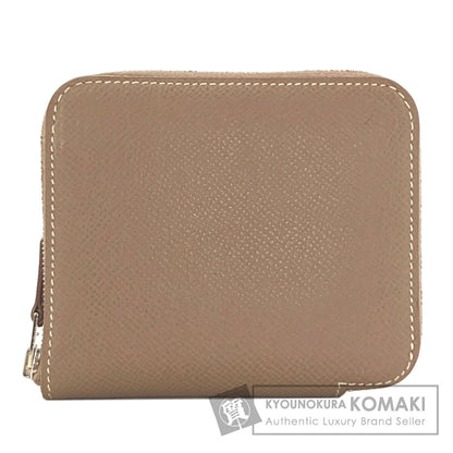 エルメス アザップ シルクイン コンパクト エトープ シルバー金具 コインケース 中古 商品画像1