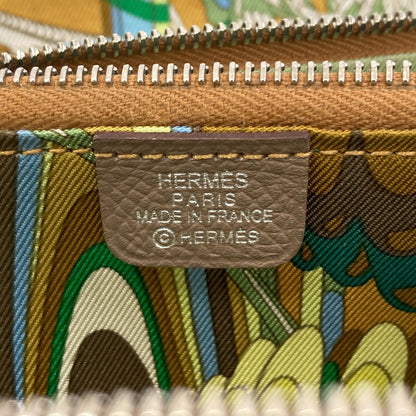 エルメス アザップ シルクイン コンパクト エトープ シルバー金具 コインケース 中古 商品画像7