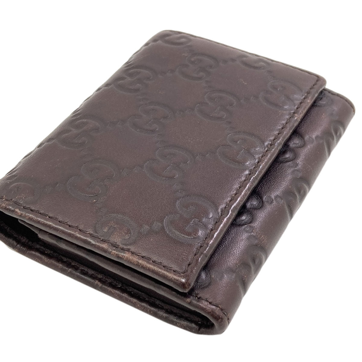グッチ 120965 GGシグネチャー シマ カードケース 中古 商品画像9