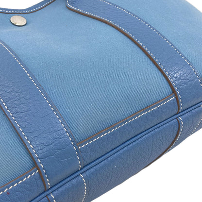エルメス ガーデンパーティTPM ブルージーン シルバー金具 ハンドバッグ 中古 商品画像12