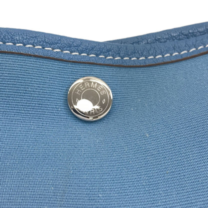 エルメス ガーデンパーティTPM ブルージーン シルバー金具 ハンドバッグ 中古 商品画像13