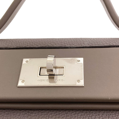 エルメス ヴァンキャトル29 エタン シルバー金具 ハンドバッグ 中古 商品画像14