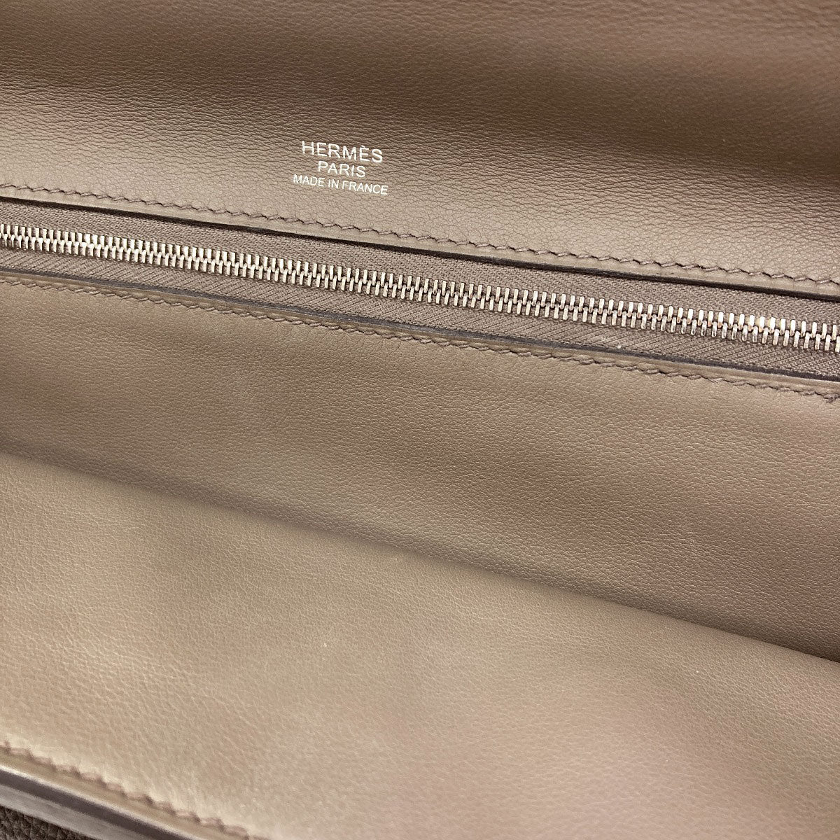 エルメス ヴァンキャトル29 エタン シルバー金具 ハンドバッグ 中古 商品画像10