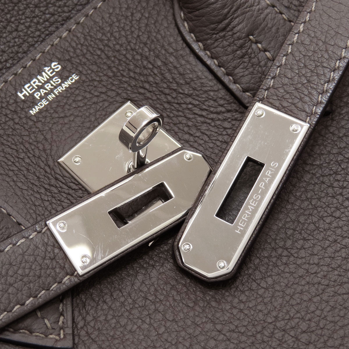 エルメス バーキン30 ヴェルソ シルバー金具 ハンドバッグ 中古 商品画像17