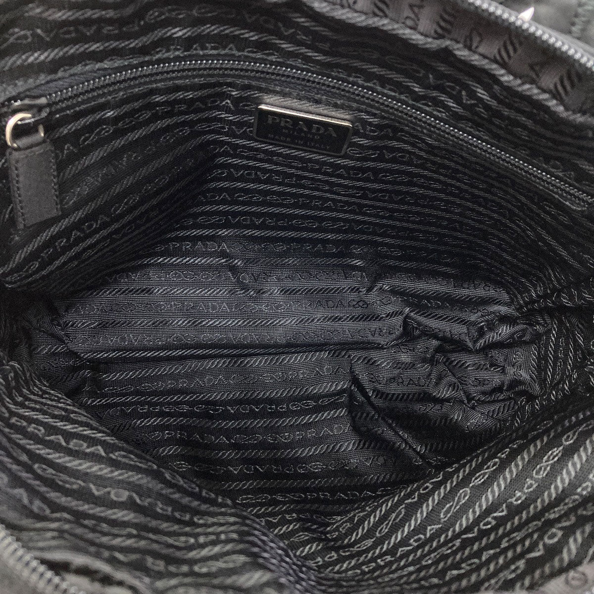 プラダ B8495 ロゴ金具 ハンドバッグ 中古 商品画像6