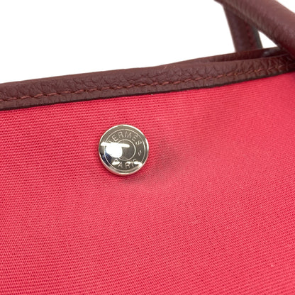 エルメス ガーデンパーティPM シルバー金具 ハンドバッグ 中古 商品画像14