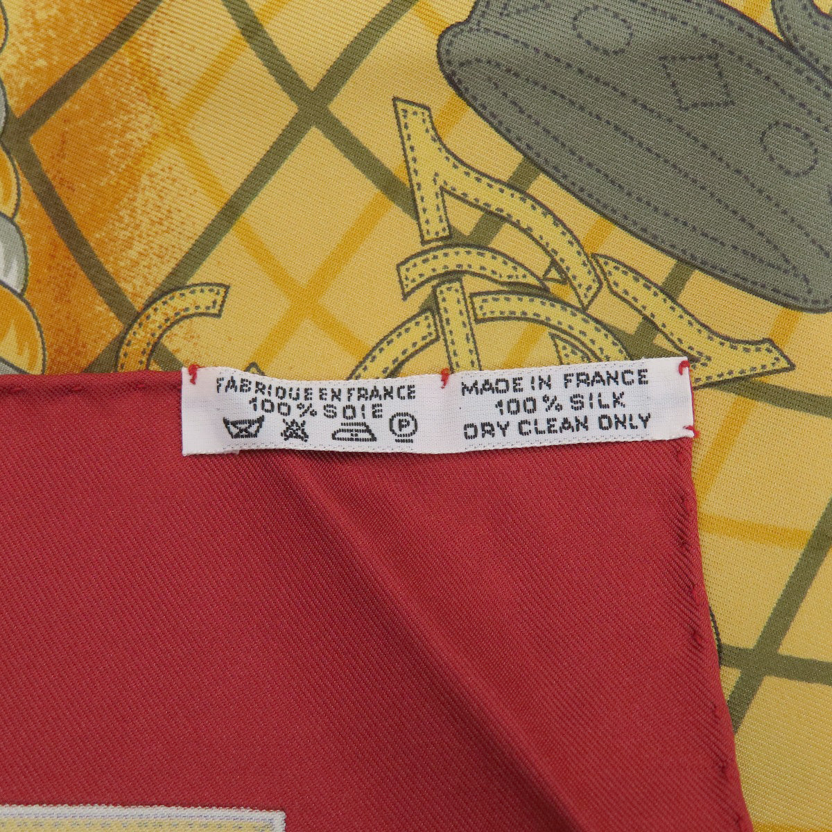 エルメス カレ90 馬の礼装 スカーフ 中古 商品画像7