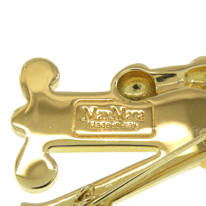 マックスマーラ イニシャル M ベア ブローチ 中古 商品画像5