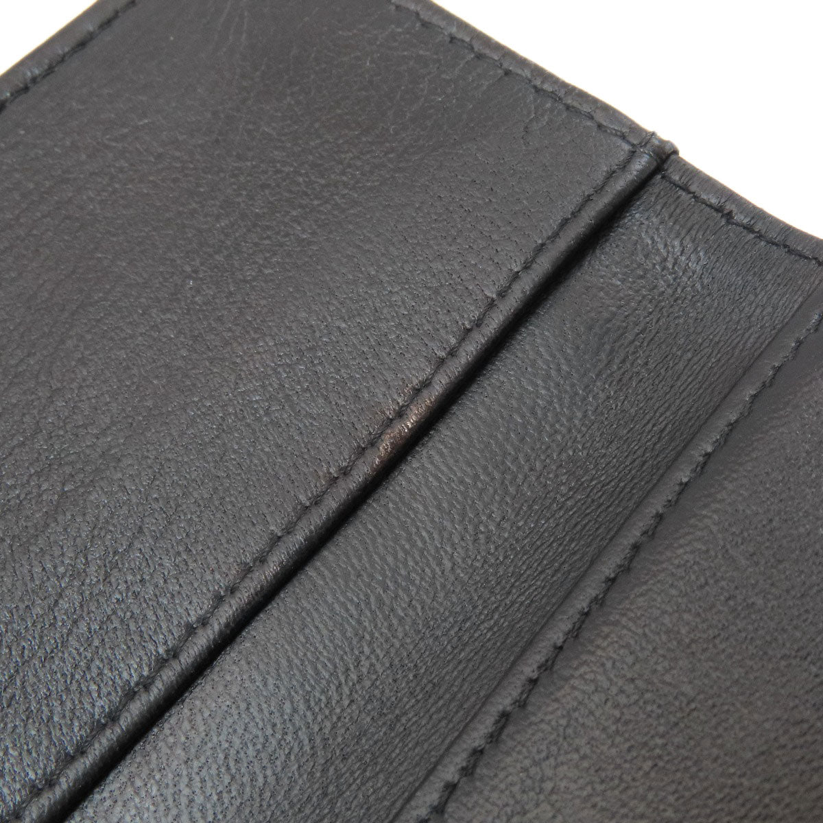 シャネル マトラッセ コンパクト財布 ゴールド金具 三つ折り財布（小銭入れあり） 中古 商品画像12