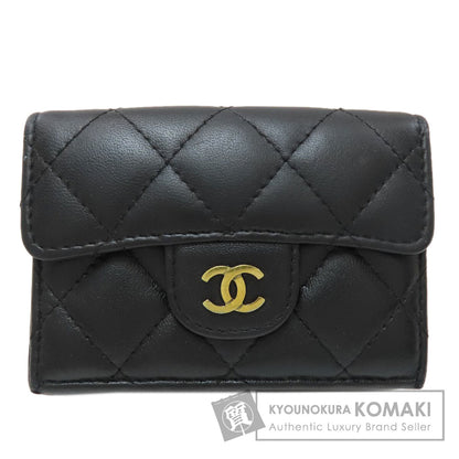 シャネル マトラッセ コンパクト財布 ゴールド金具 三つ折り財布（小銭入れあり） 中古 商品画像1