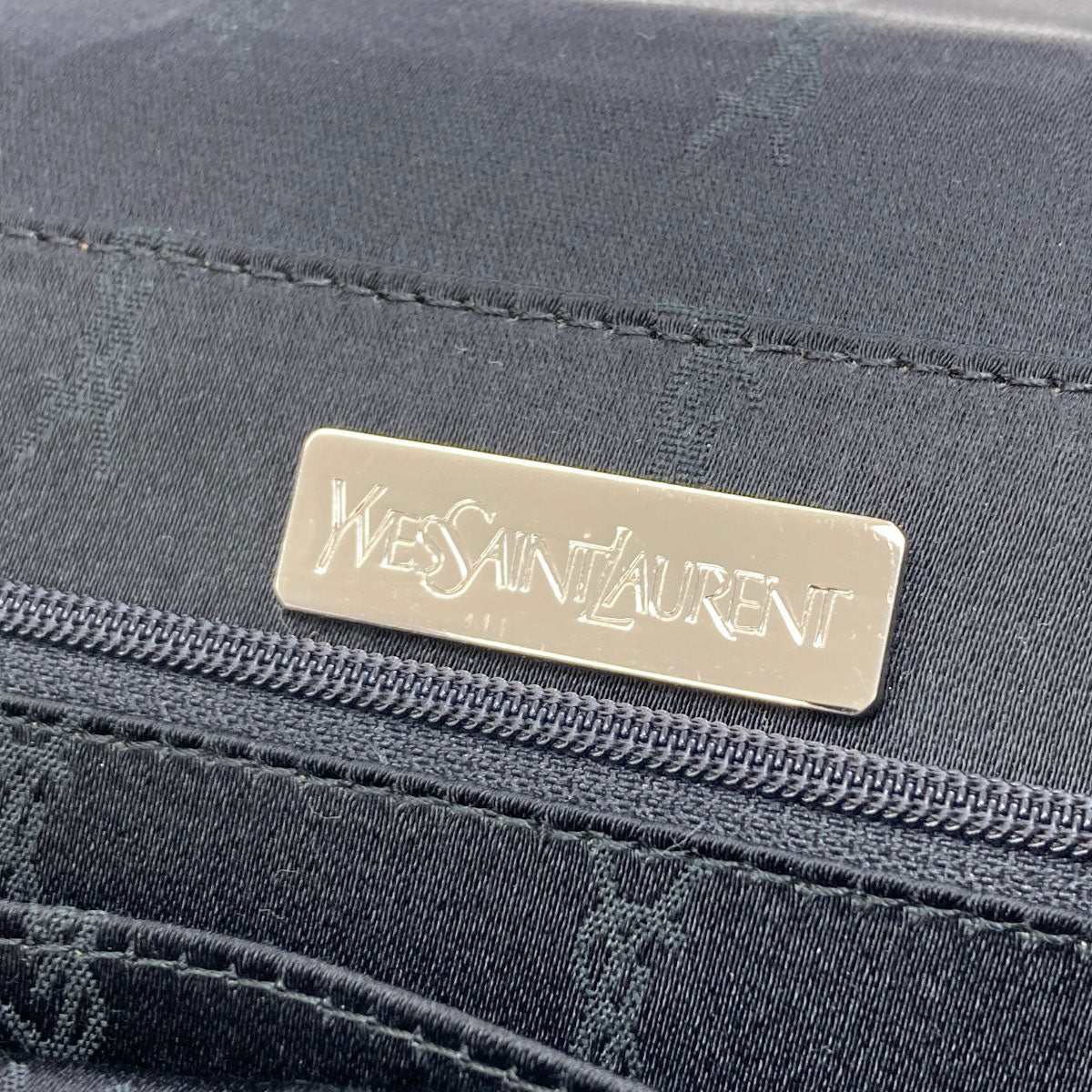 イヴ・サンローラン ロゴ ストライプ ショルダーバッグ 中古 商品画像7
