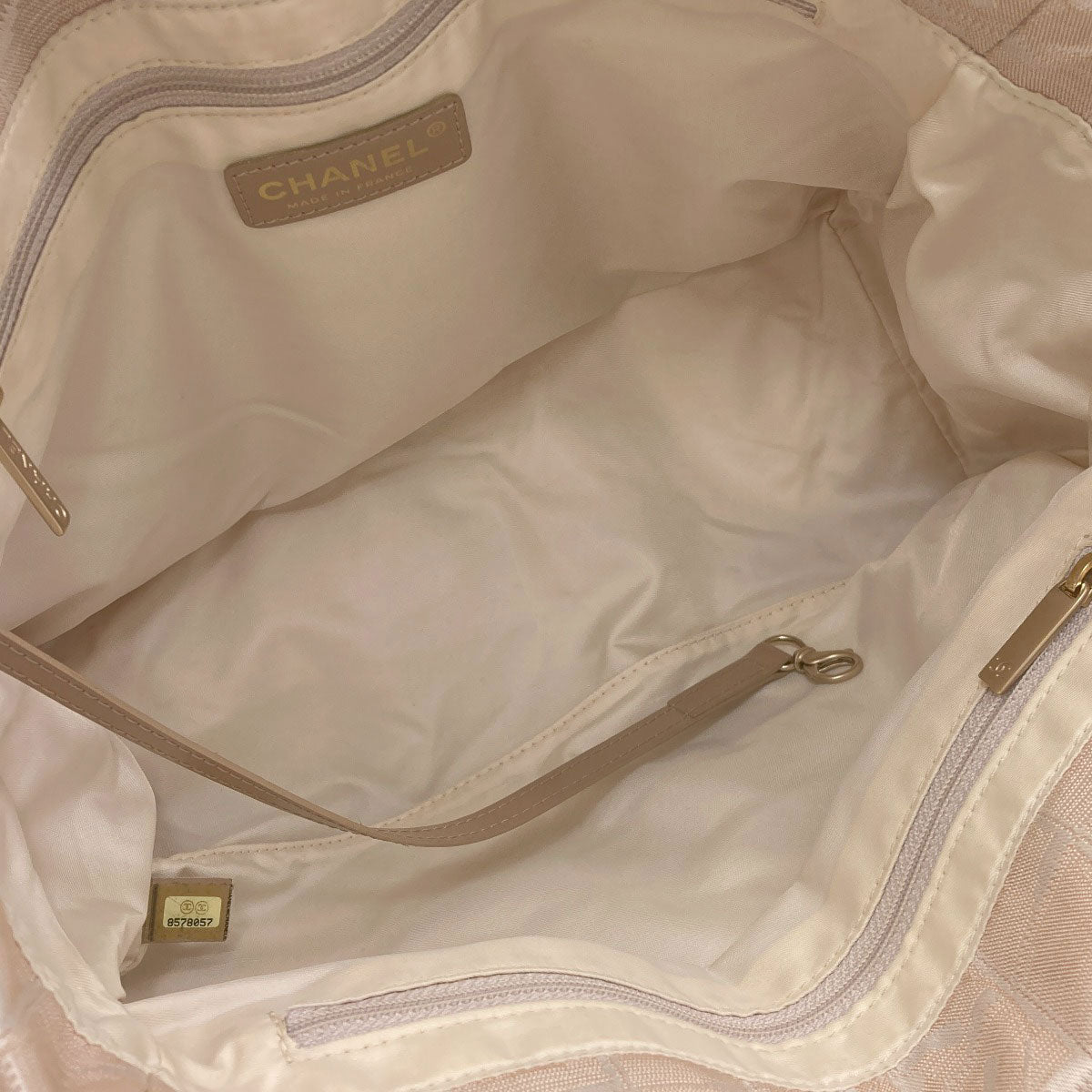 シャネル ニュートラベルラインPM トートバッグ 中古 商品画像6