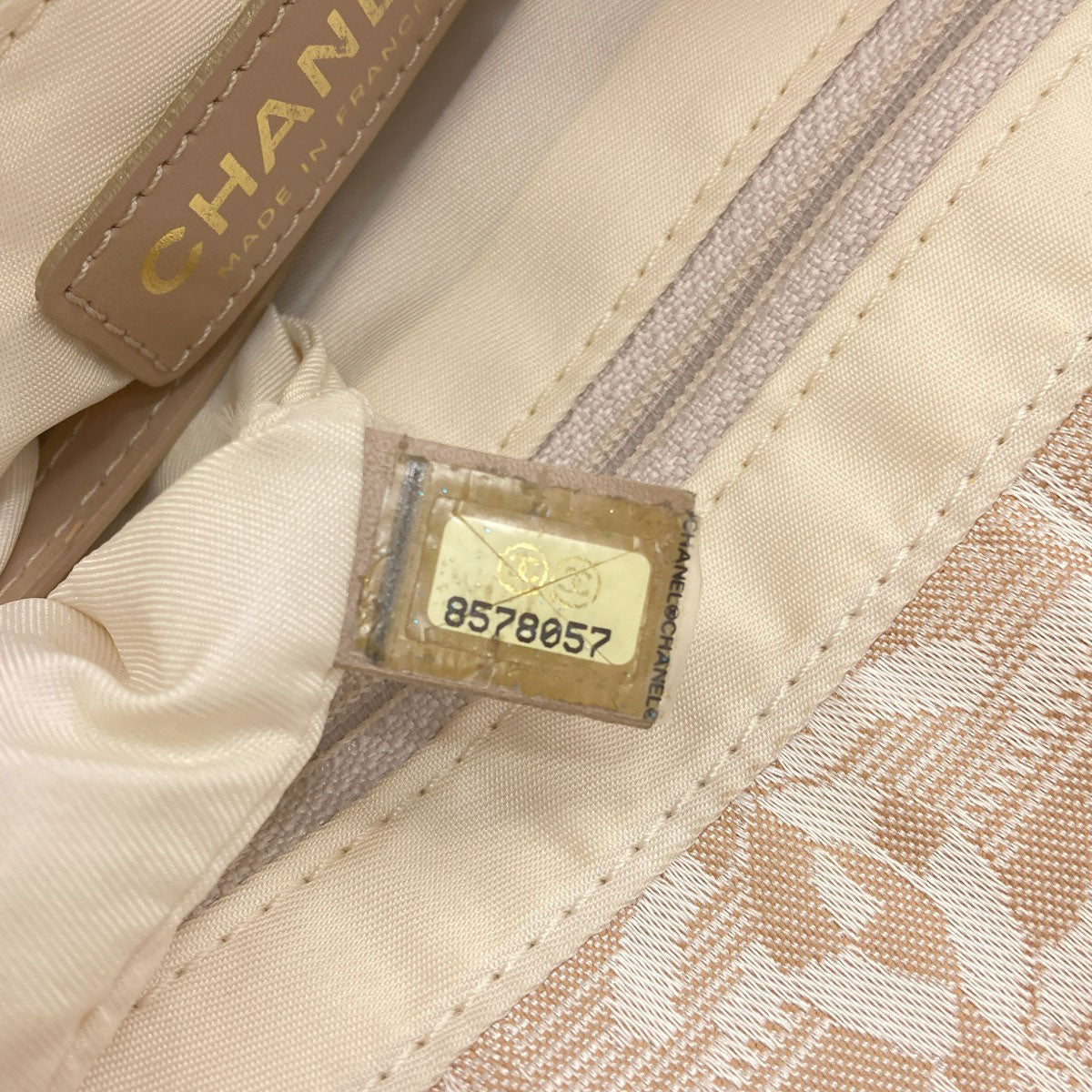 シャネル ニュートラベルラインPM トートバッグ 中古 商品画像8