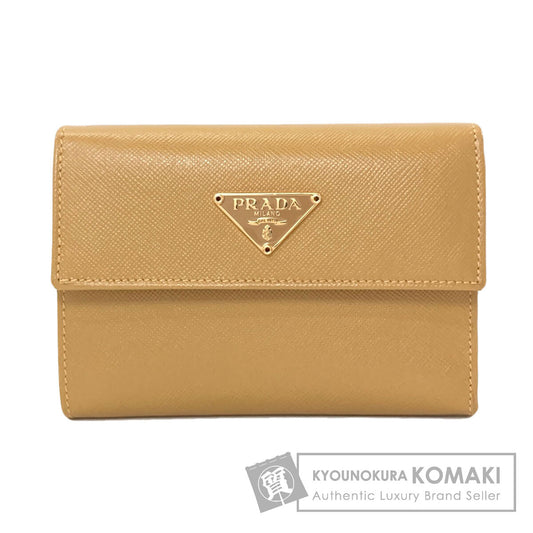 プラダ ロゴ金具 三つ折り財布（小銭入れあり） 中古 商品画像1