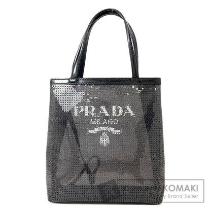 プラダ スパンコール メッシュ ハンドバッグ 中古 商品画像1