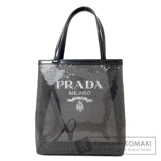 プラダ スパンコール メッシュ ハンドバッグ 中古 商品画像1