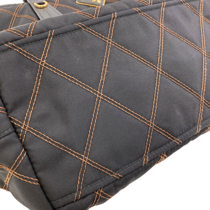 プラダ ロゴ金具 キルティング トートバッグ 中古 商品画像11