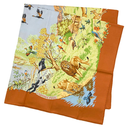 エルメス カレ90 アフリカ スカーフ 中古 商品画像2