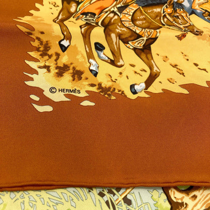エルメス カレ90 アフリカ スカーフ 中古 商品画像6