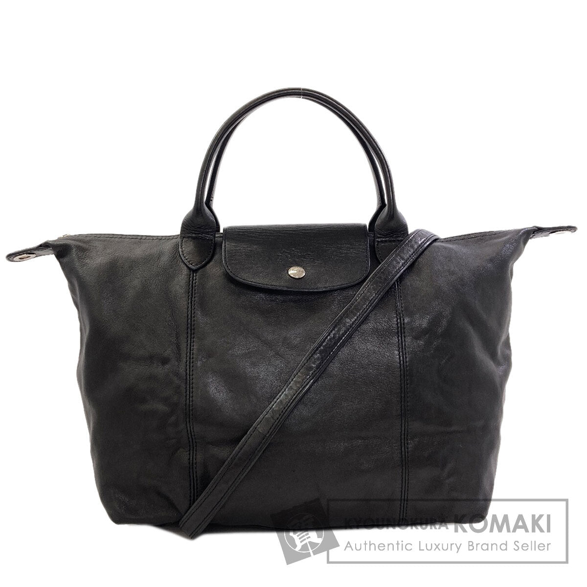 ロンシャン ル・プリアージュ キュイール 2WAY ハンドバッグ 中古 商品画像1