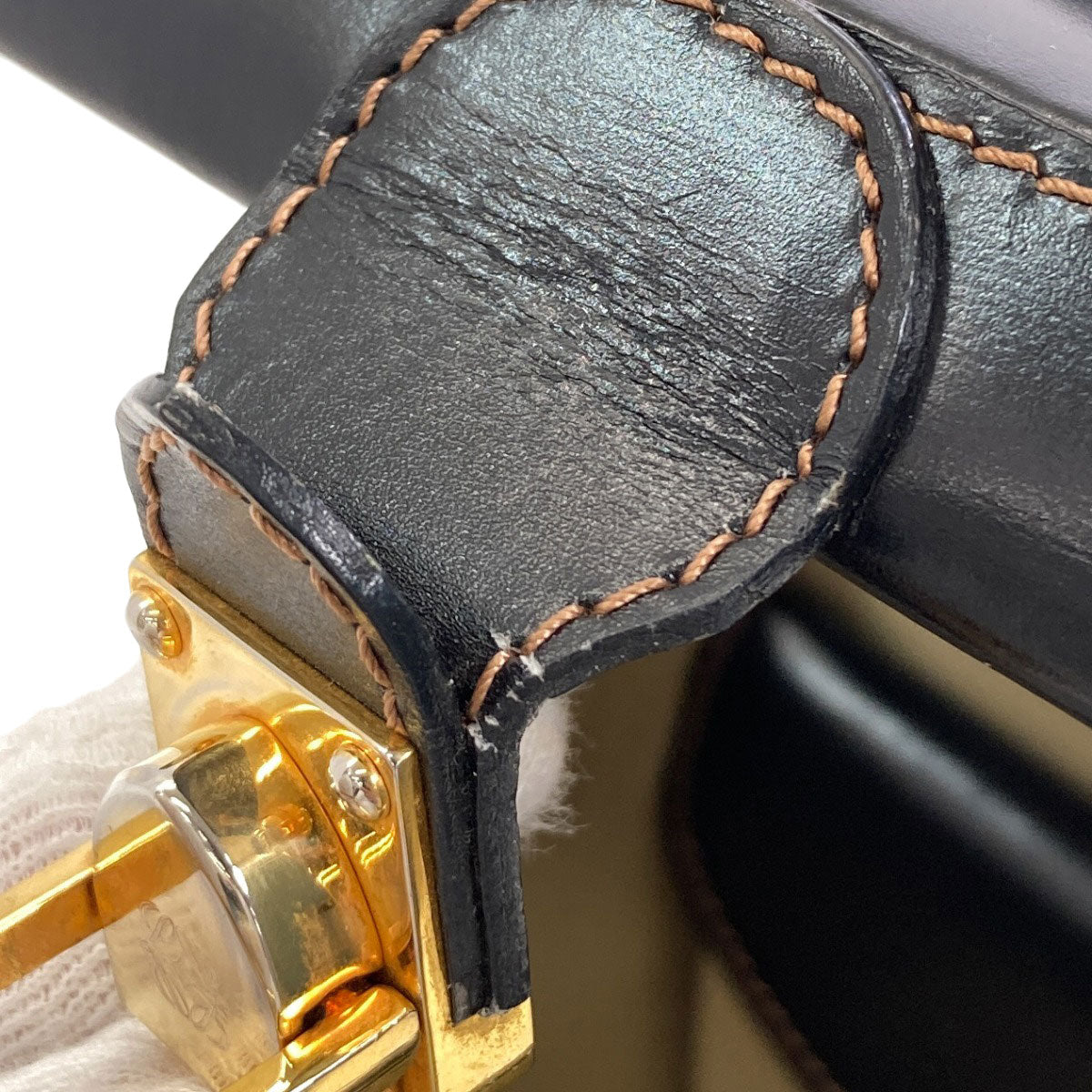ロエベ バニティ ハンドバッグ 中古 商品画像12