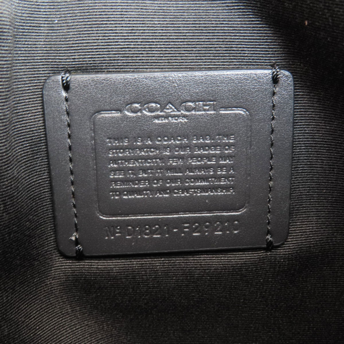 コーチ F29210 ロングショルダー シグネチャー ショルダーバッグ 中古 商品画像7