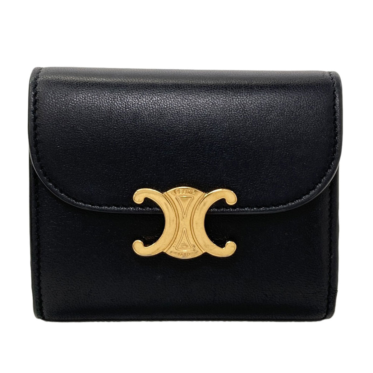 セリーヌ スモール フラップウォレット トリオンフ 三つ折り財布（小銭入れあり） 中古 商品画像2