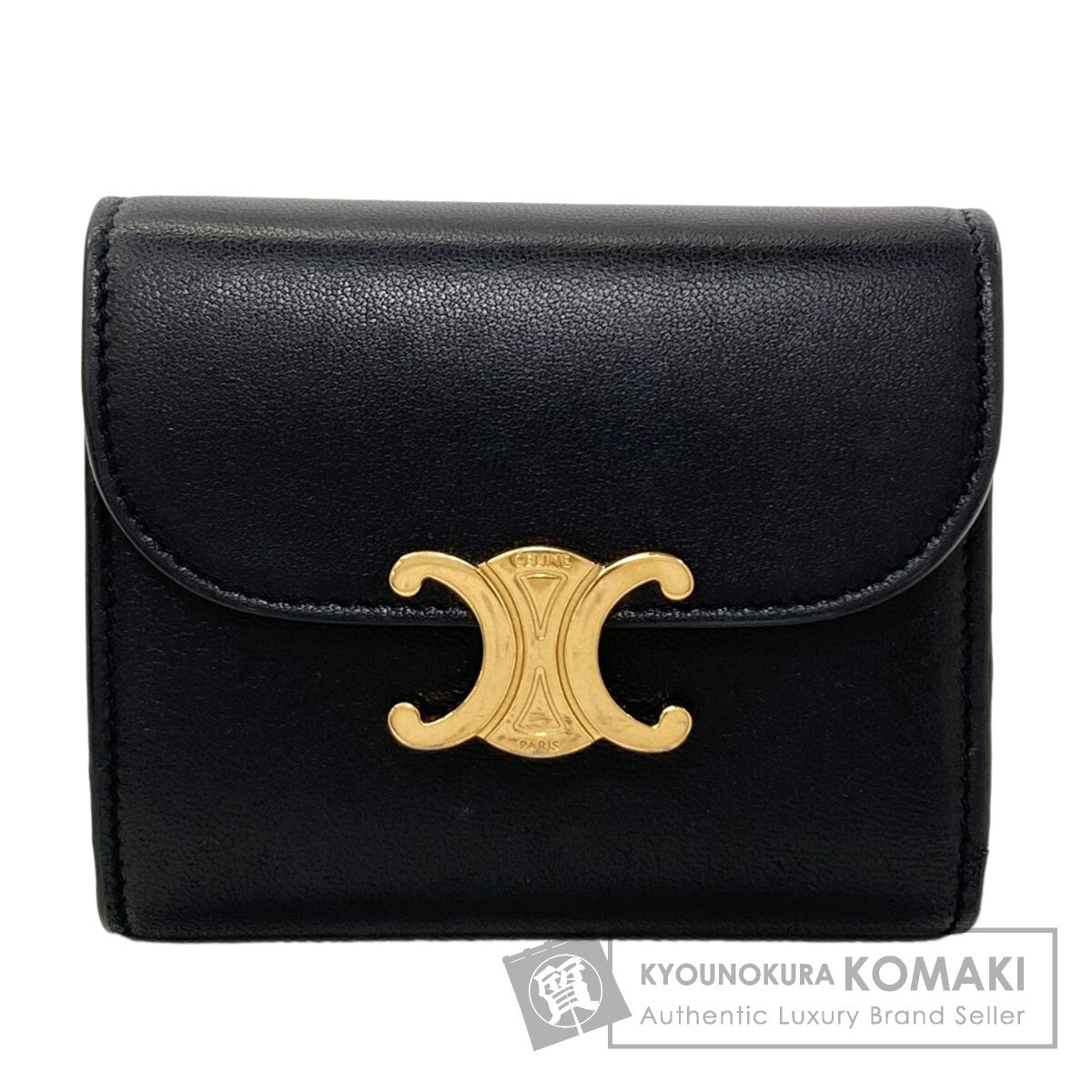 セリーヌ スモール フラップウォレット トリオンフ 三つ折り財布（小銭入れあり） 中古 商品画像1