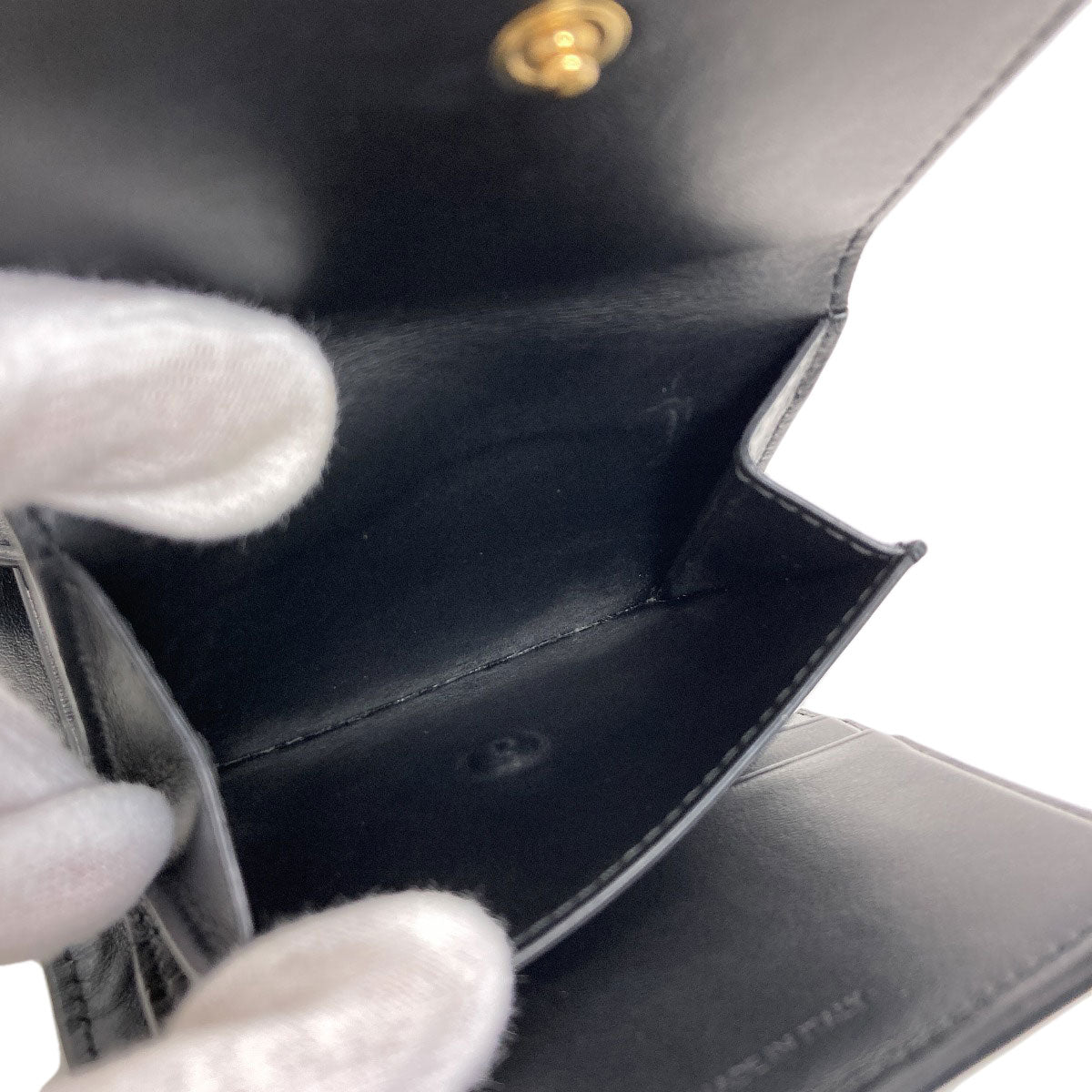 セリーヌ スモール フラップウォレット トリオンフ 三つ折り財布（小銭入れあり） 中古 商品画像8