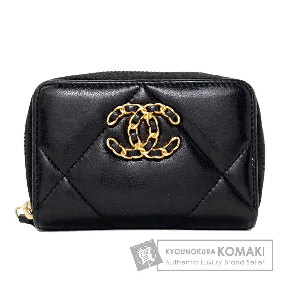 シャネル シャネル19 マトラッセ ゴールド金具 コインケース 中古 商品画像1