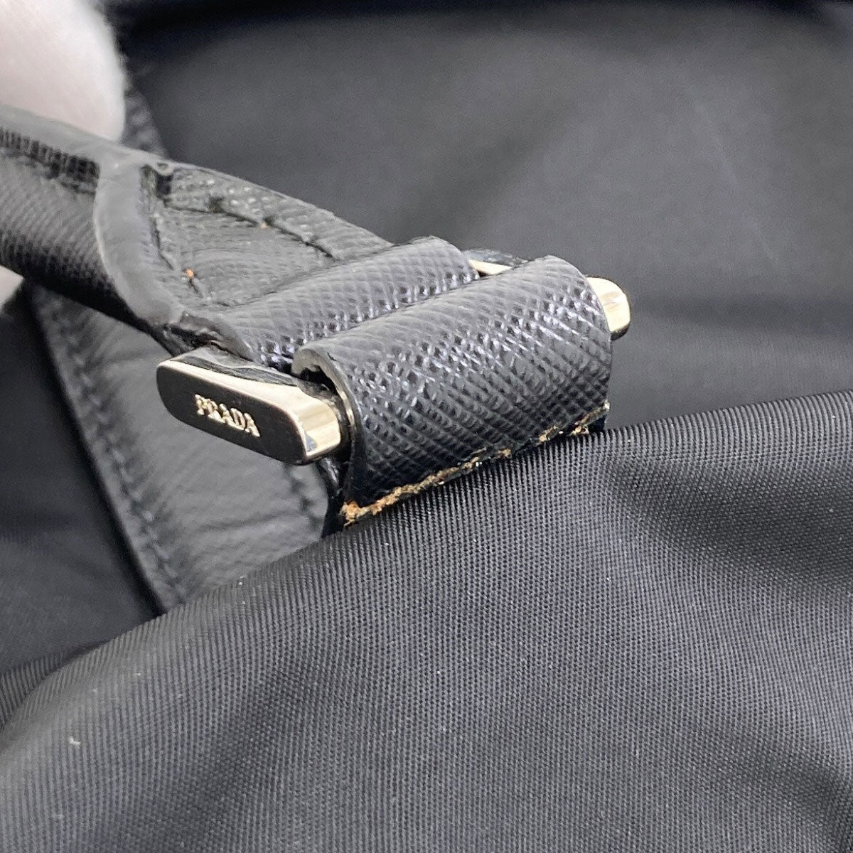 プラダ ロゴ金具 2WAY ビジネスバッグ 中古 商品画像16