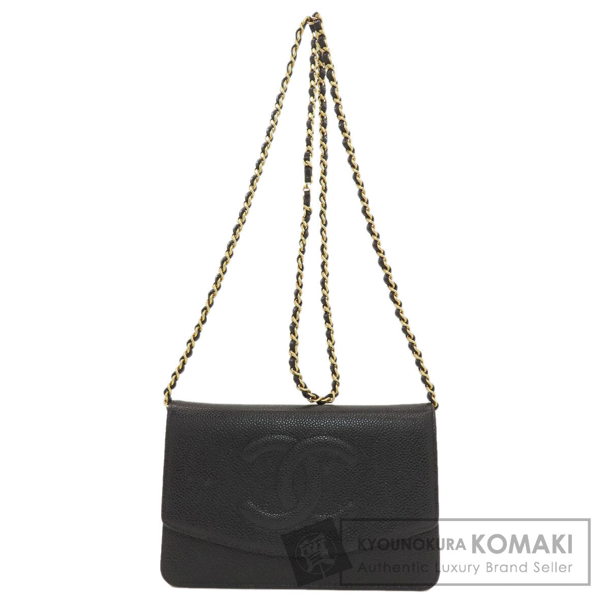 シャネル チェーンウォレット ココマーク ゴールド金具 長財布（小銭入れあり） 中古 商品画像1