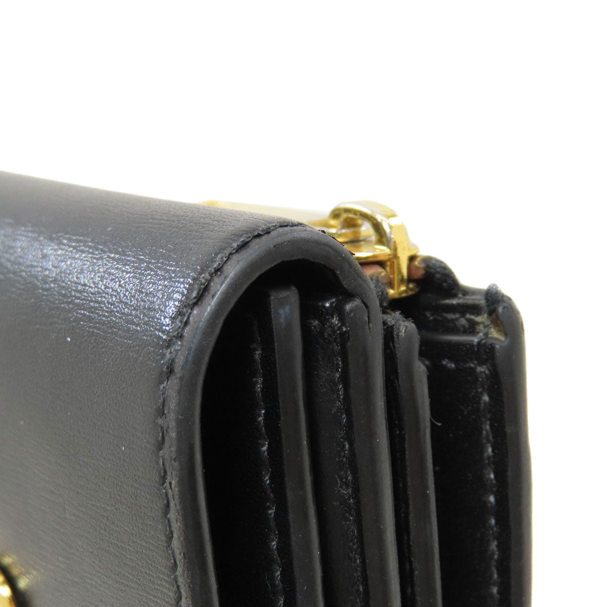 セリーヌ コイン入れ付き コンパクトウォレット トリオンフ 三つ折り財布（小銭入れあり） 中古 商品画像17
