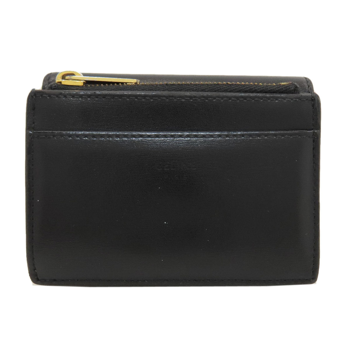 セリーヌ コイン入れ付き コンパクトウォレット トリオンフ 三つ折り財布（小銭入れあり） 中古 商品画像3